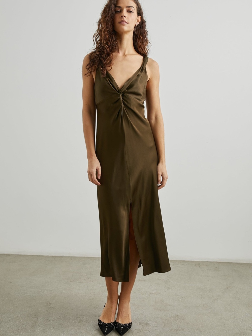Rails Viviana Dress Dark Moss